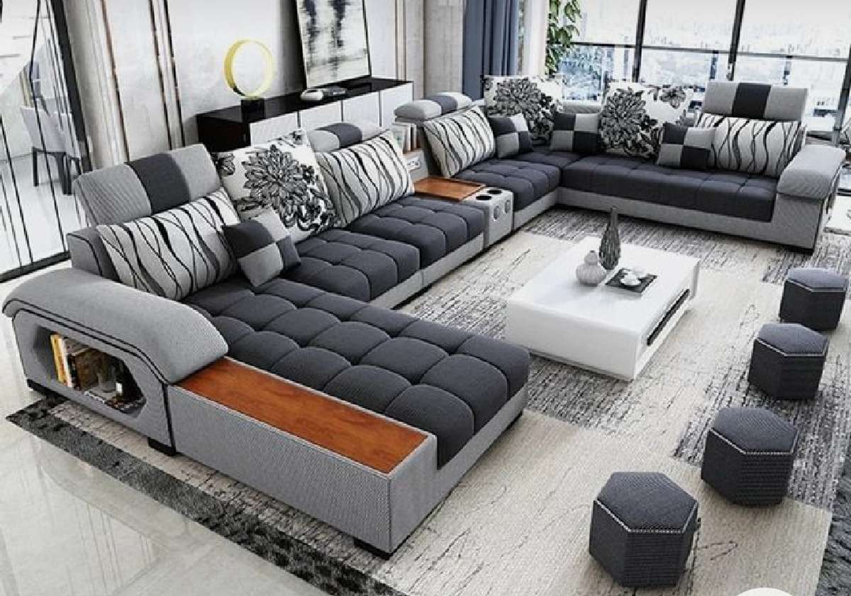 Sofa set deals design u shape