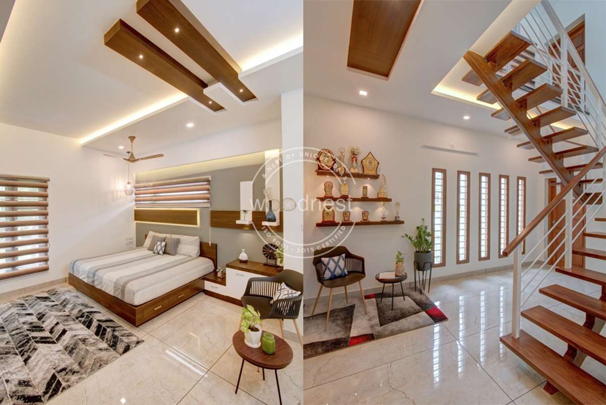 Exterior, Lighting Designs by Interior Designer Woodnest Developers, Thrissur | Kolo
