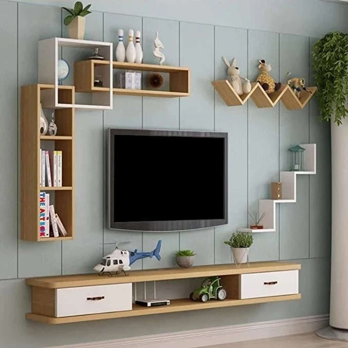 Living, Home Decor, Storage Designs by Carpenter Kerala Carpenters ...