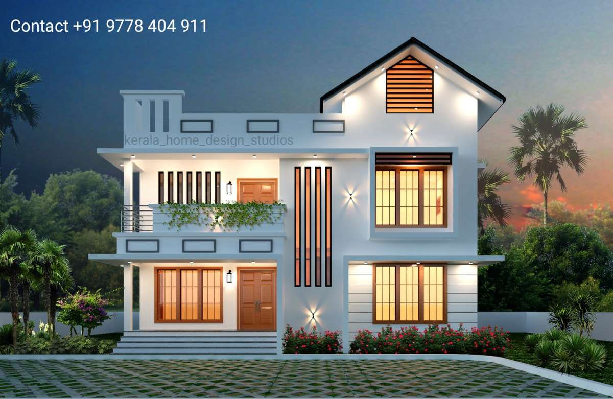 Exterior, Lighting Designs by Architect Amal Babu K R, Ernakulam | Kolo