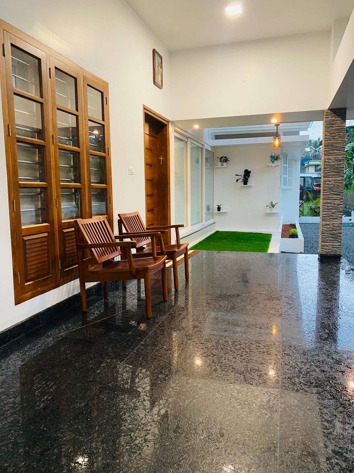 Flooring, Prayer Room, Storage Designs by Contractor Happiness Projects Builders  Developers, Ernakulam | Kolo