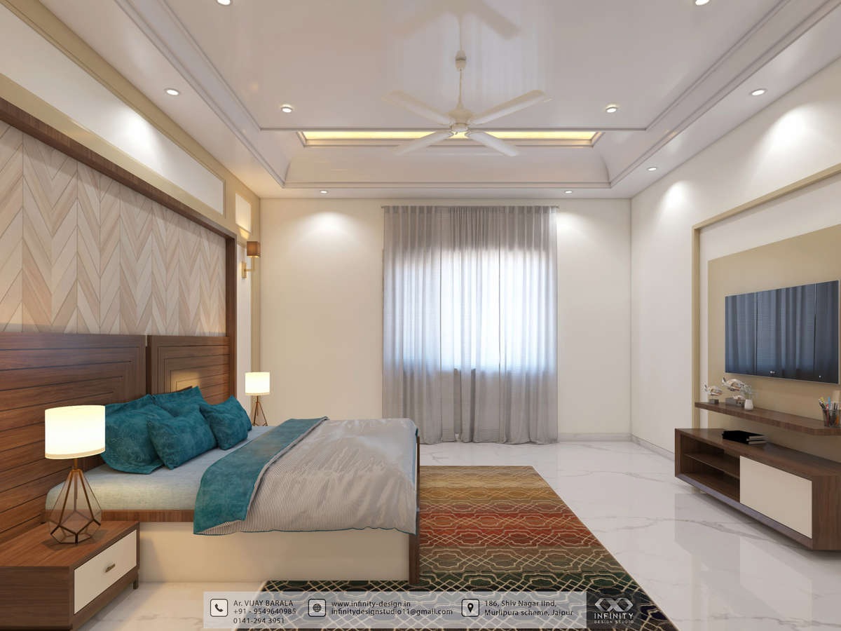Furniture, Lighting, Storage, Bedroom Designs by Architect Vijay Barala, Jaipur | Kolo