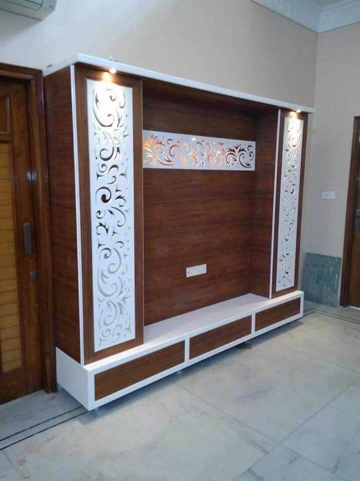 Storage, Lighting, Living Designs by Carpenter Kerala Carpenters, Ernakulam | Kolo