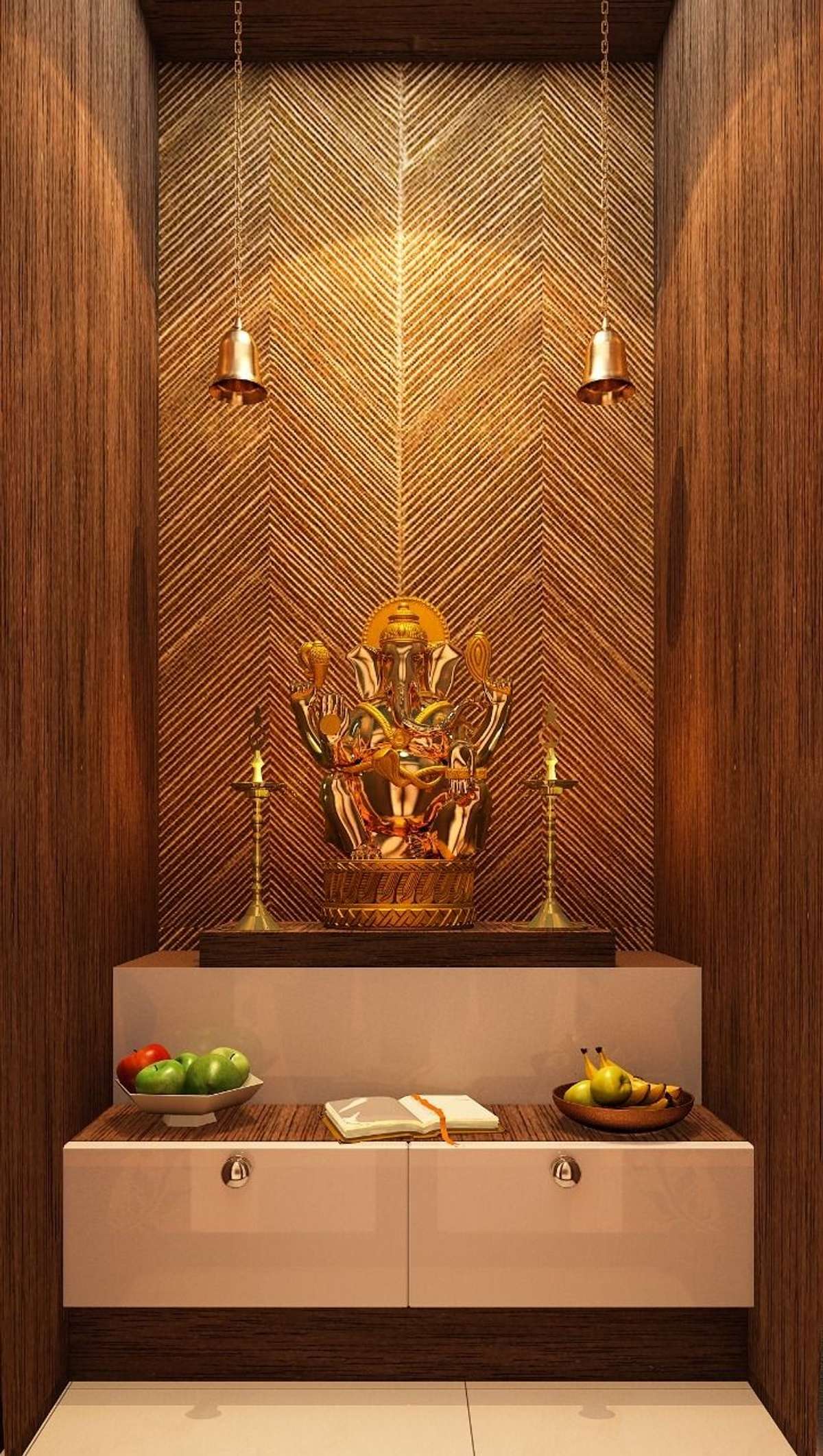 Storage, Prayer Room Designs by Carpenter Amit Sharma, Delhi | Kolo