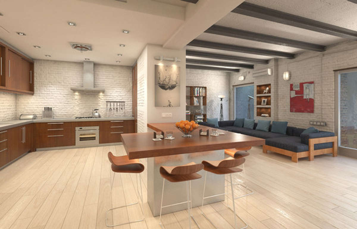 Ceiling, Kitchen, Furniture, Living, Storage Designs by Service Provider Dizajnox -Design Dreams™, Indore | Kolo