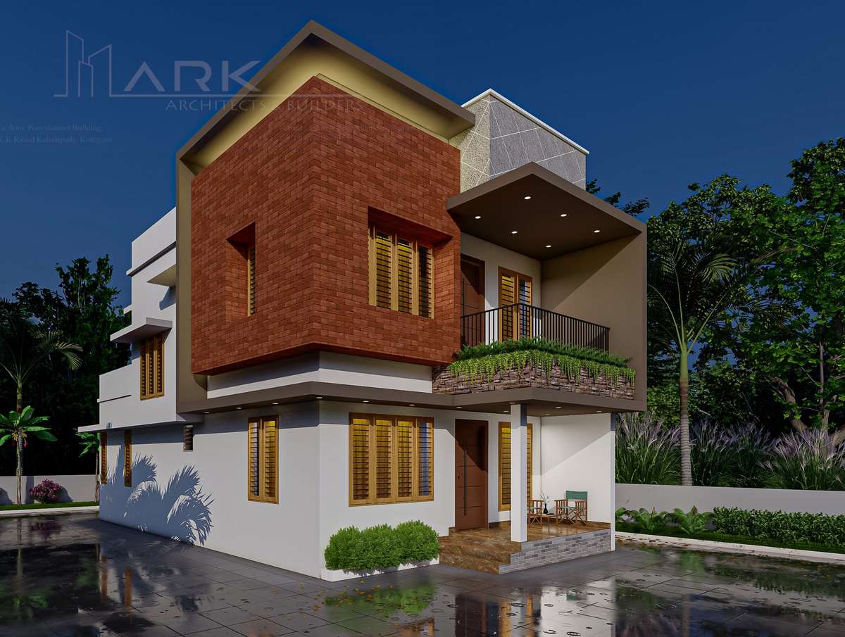 Exterior, Lighting Designs by 3D & CAD ARK architectsbuilders, Kottayam | Kolo
