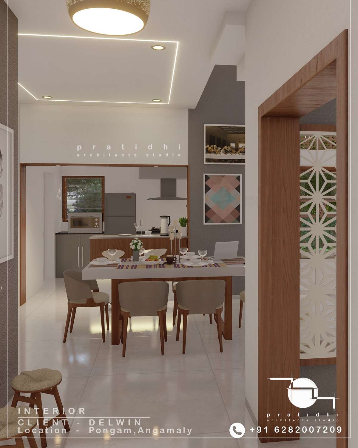 Dining, Furniture, Table, Kitchen, Storage Designs by Architect ANOOP JAISON, Thrissur | Kolo