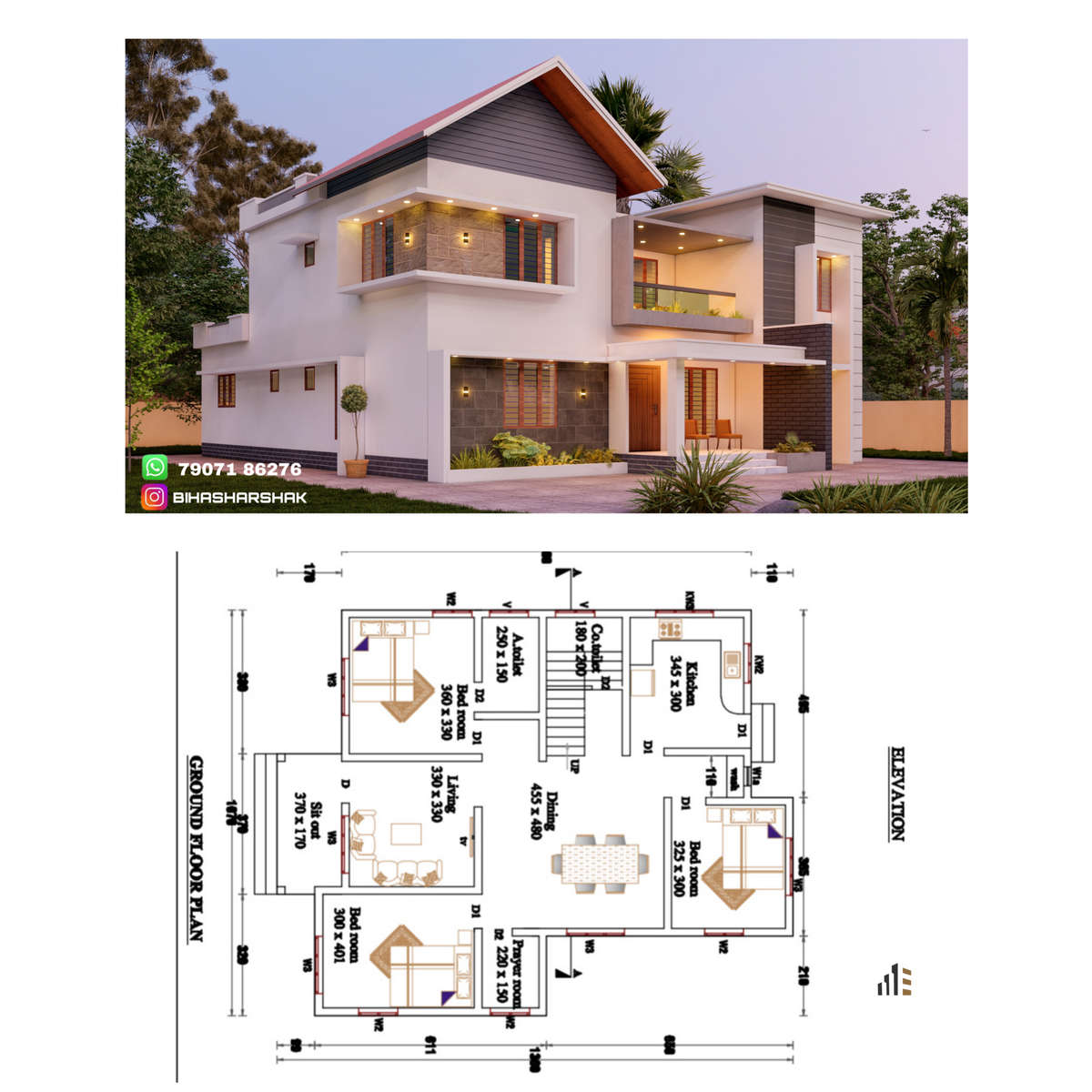Designs by Architect bihash arshak, Palakkad | Kolo