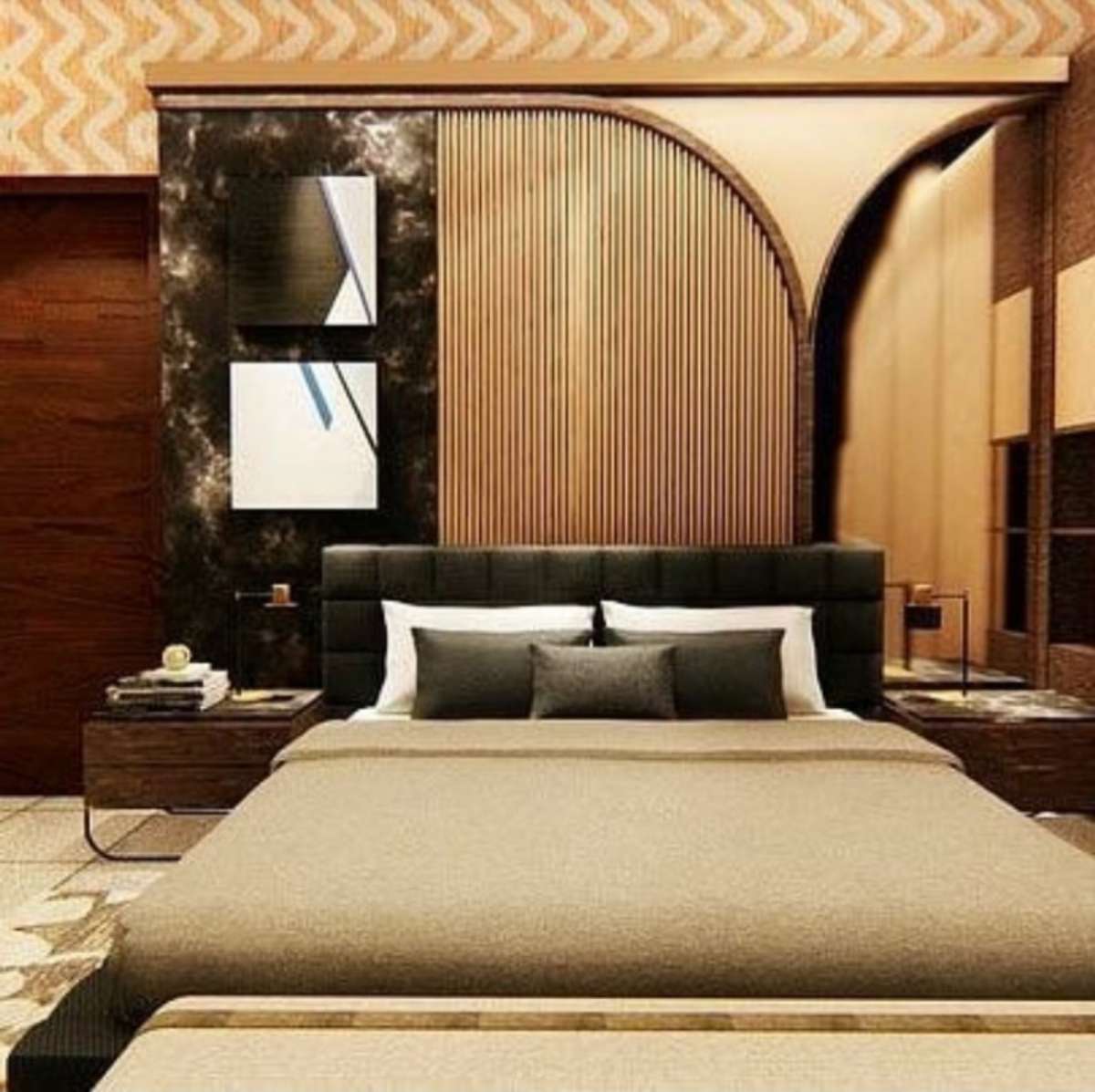 Furniture, Storage, Bedroom, Wall Designs by Interior Designer Interior Dreams, Delhi | Kolo