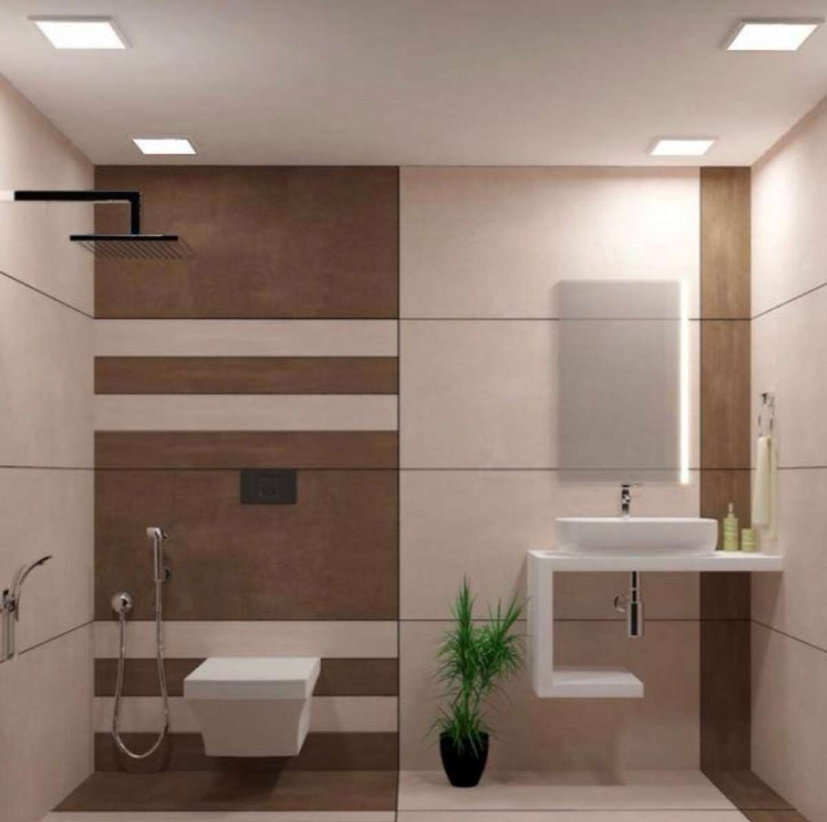 Bathroom, Wall Designs by Contractor NK DEVELOPERS, Kannur | Kolo