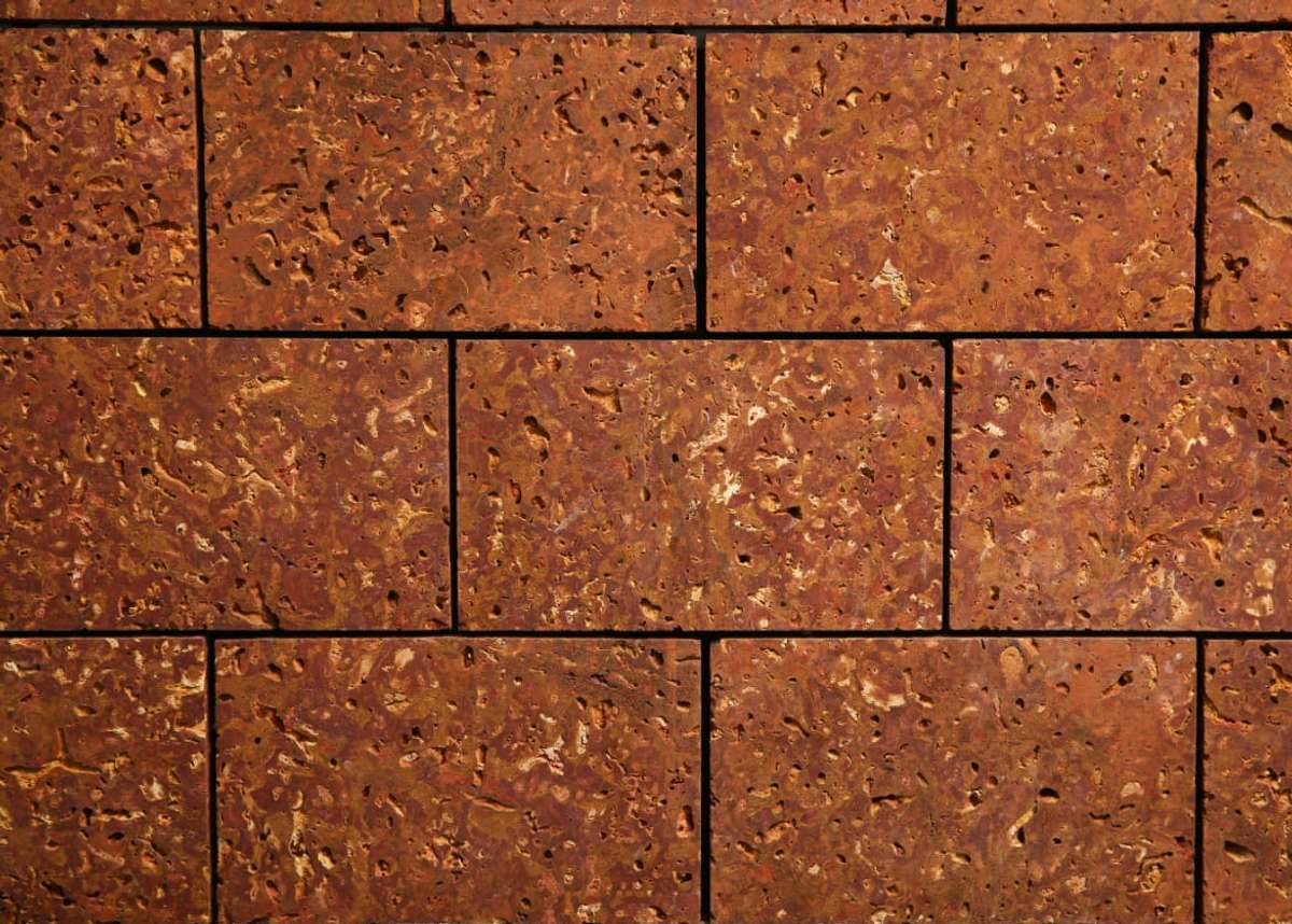 red sandstone cladding texture