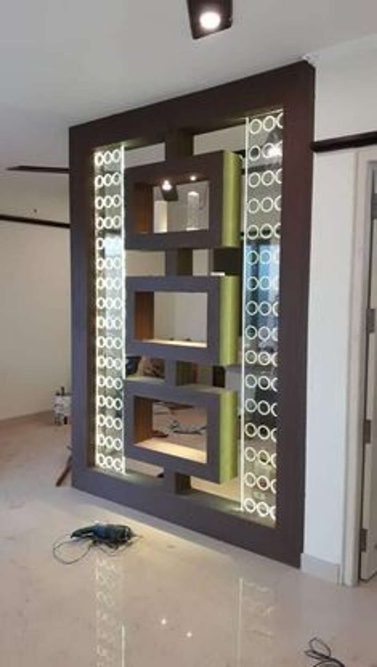 Flooring, Lighting, Storage Designs by Carpenter Follow Kerala Carpenters work, Ernakulam | Kolo
