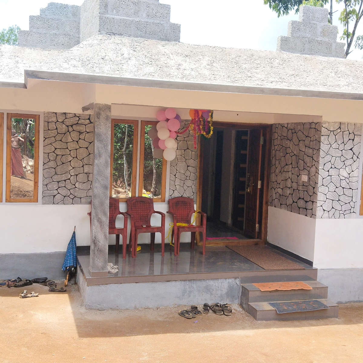 സിമന്റ് പ്ലാസ്റ്റർ ചെയ്യാത്ത ഭിത്തി 