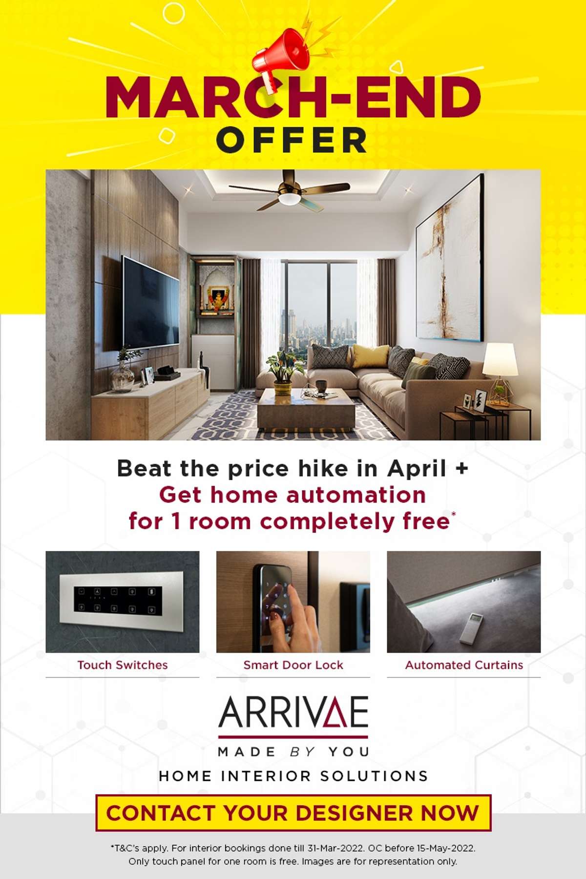 Arrivae Interiors
Arrivae Kerala
Call: xxxxxxxxxxx6