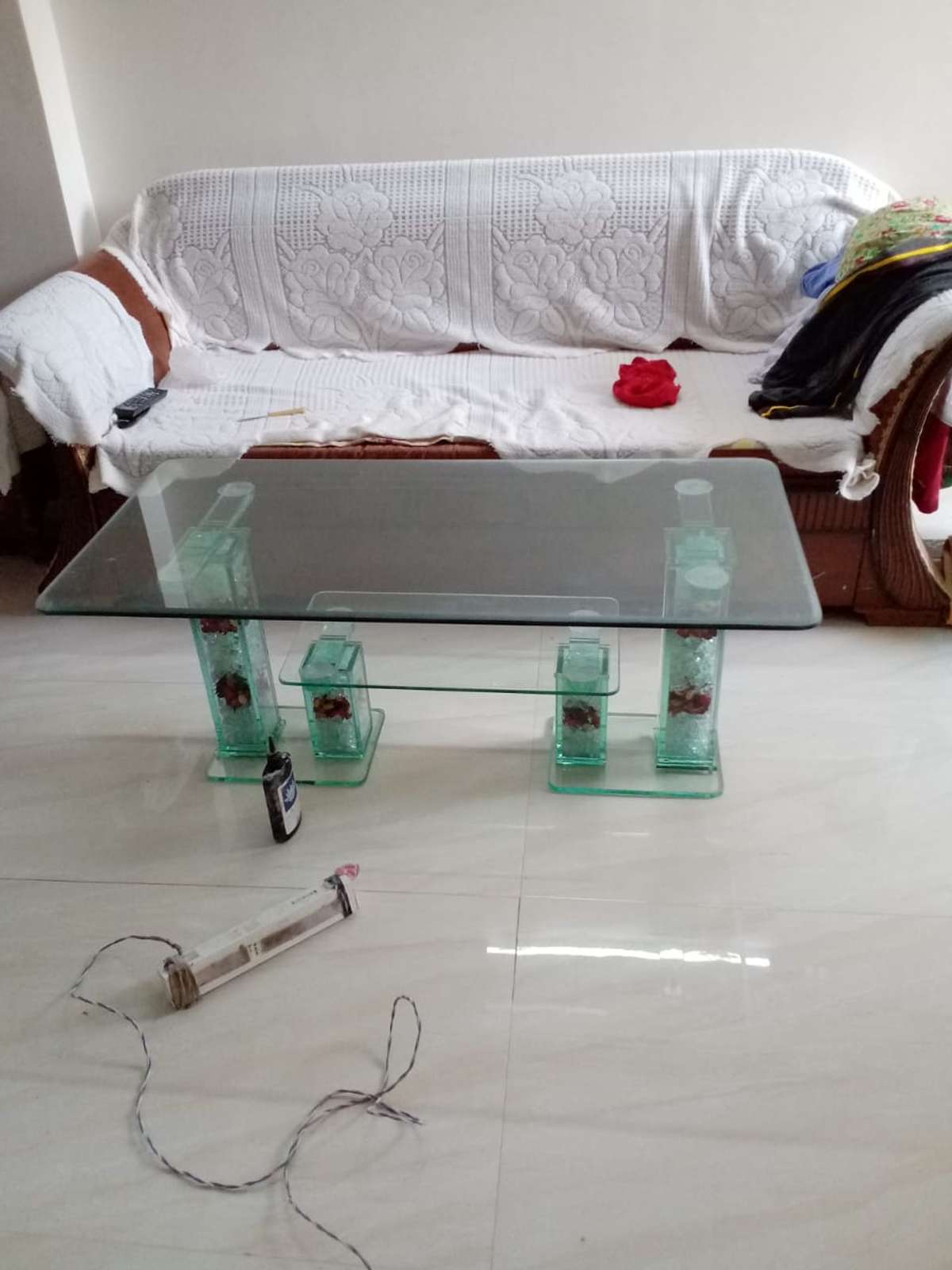antique Glass table work 8287332208