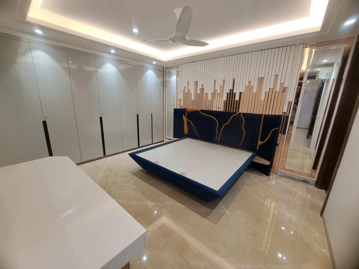 3 bedroom 1,200 sqft interior design by AP INTERIORS in Ghaziabad ...