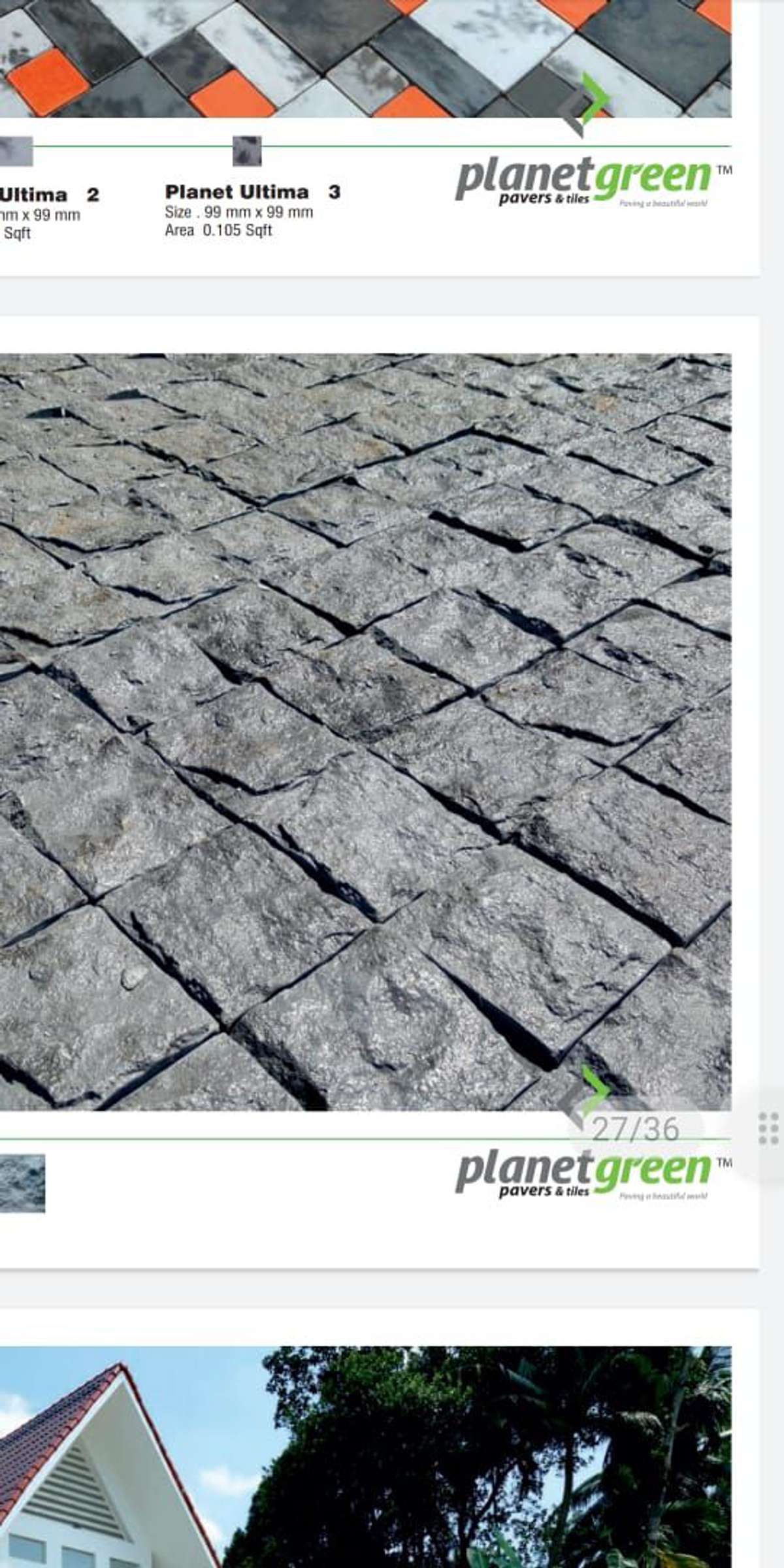 concrete cobbles. affordable and concrete free installation.
15 colors available