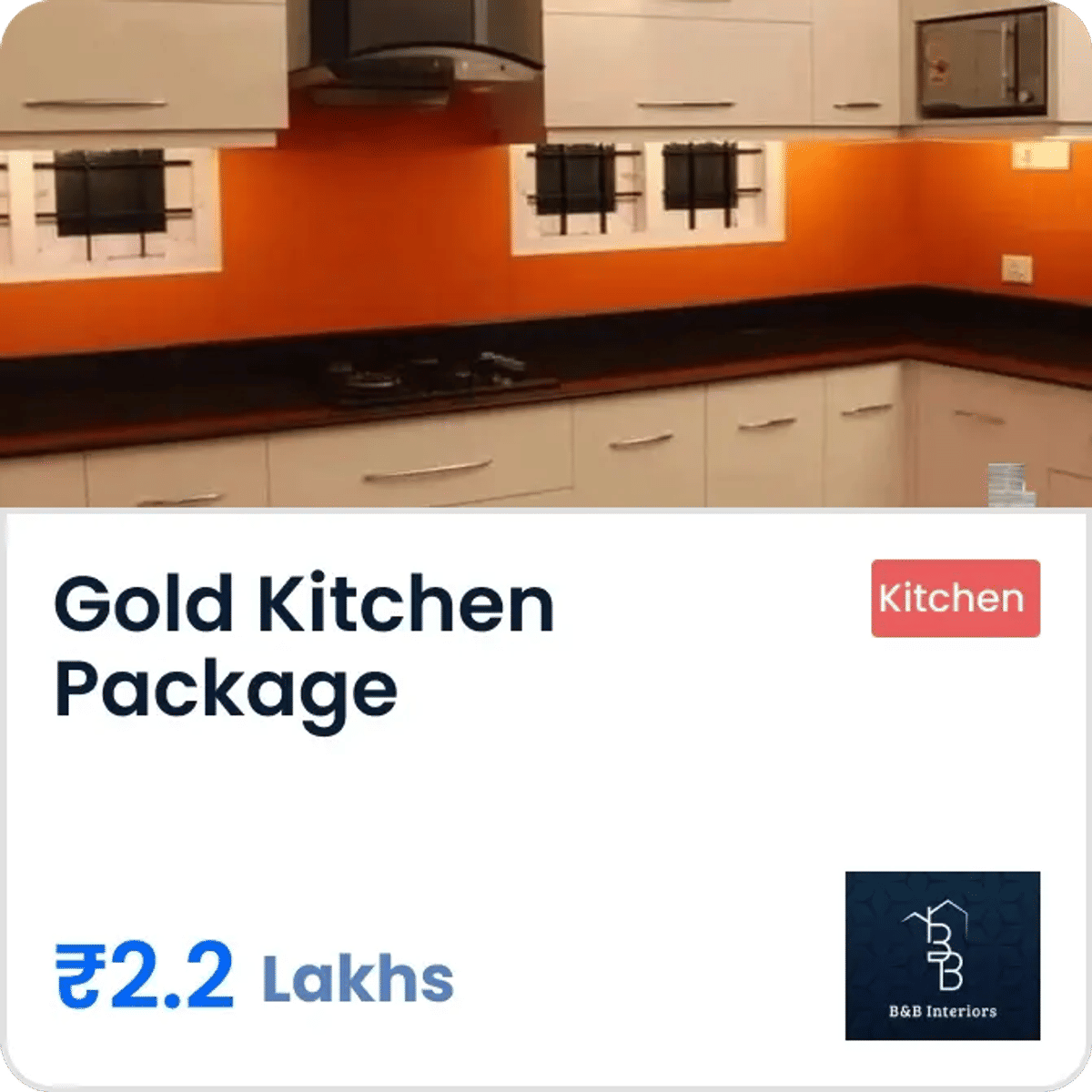 Gold Kitchen Package By B&B Interior