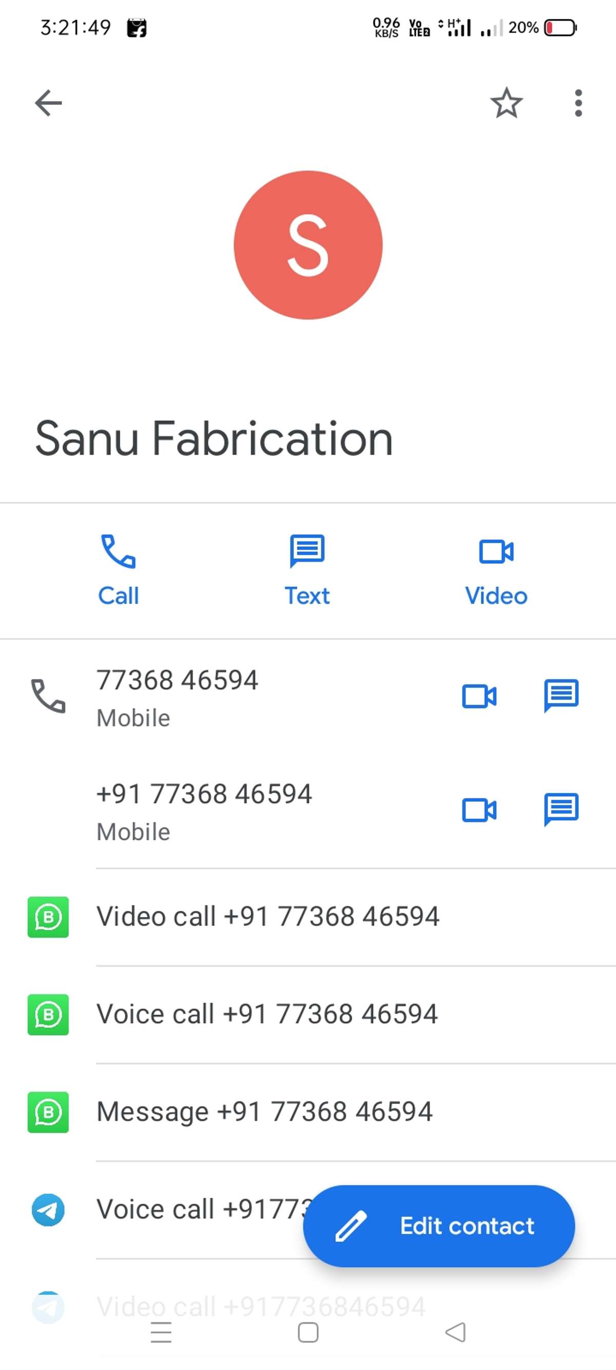 contact him