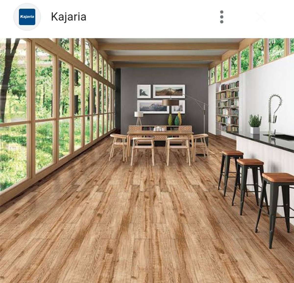 kajaria virtified tiles(wooden finish)
