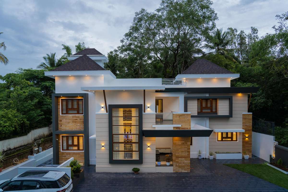4 bedroom 2,870 sqft Full House Construction project in Malaparamba