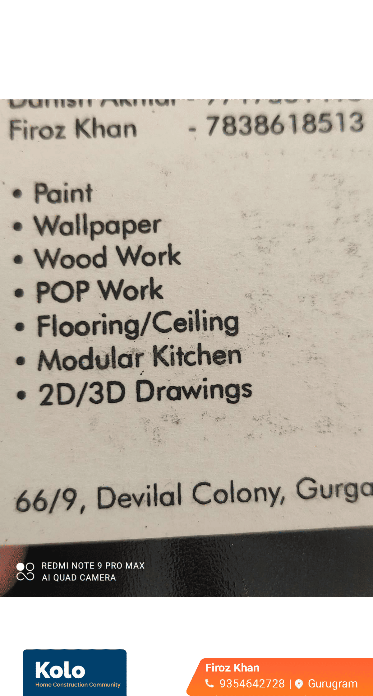 dm me for best work having lots of experience in rajnagar ghaziabad