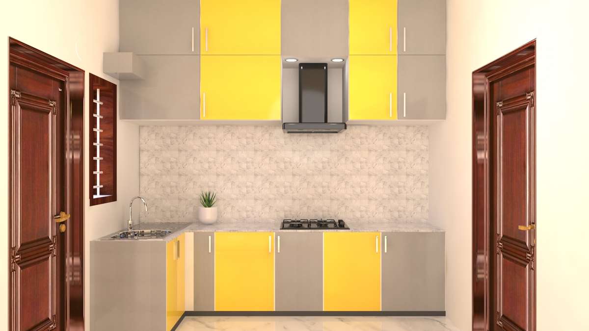 kitchen cupboard design is upto their own interests ....it can be light or dark depending upon the paint given to kitchen
