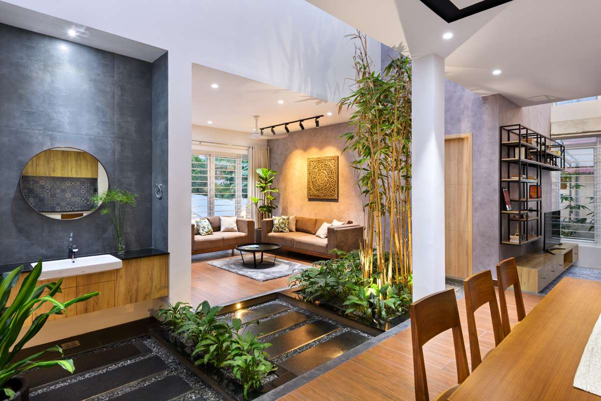 5 bedroom 2,950 sqft by Aavishkar Architects in Alinchuvadu, Cochin