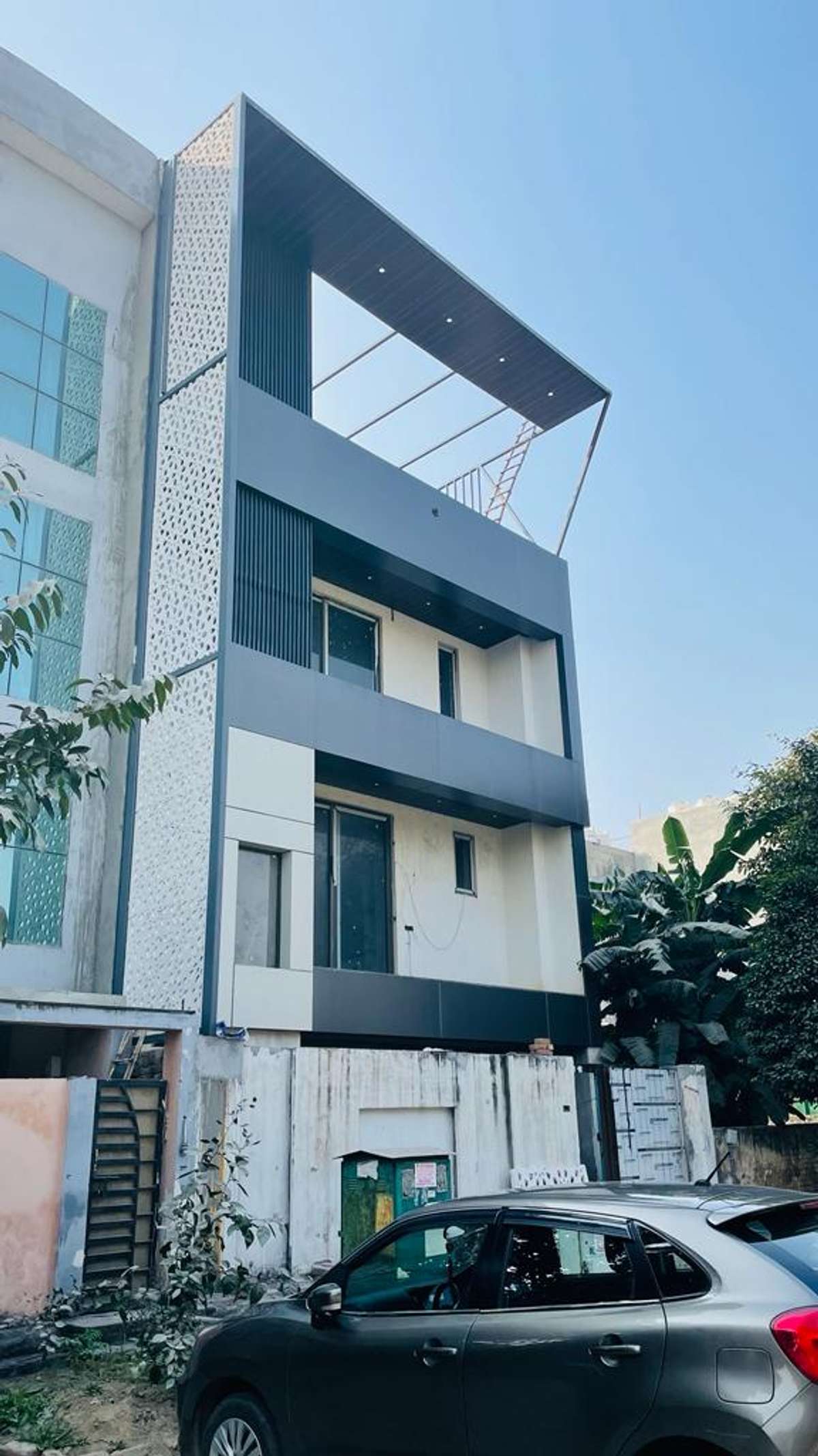 all type of facade and aluminium sliding door modular kitchen hpl acp grc cnc panel and casement door @7988391343