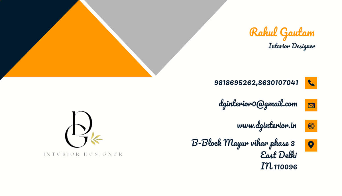 Sir/ Mam I saw ur requirements 
DG Interior company & dg_interior29
We Have whole professional team and I am 6 years experience Interior designer work we already done more than 30 projects our main office is in Delhi ,
Do contact for further details 
Designer name =Rahul Gautam (Interior designer) 
Contect number=8630107041,9818695262
• We mostly deal in turnkey project 
• All kind of Interior and renovation work 
• Modular kitchen 
• Modular wardrobe
• Luxury washroom
• Civil work
• Interior drawing 
• Site execution 
• Total house Interior
• Best price in pan India its 100% gurantee 
• 2D and 3d design 
• Commercial drawing with execution 
• We knows for best interior and modular kitchen design 
• guarantee cheapest price in pan india
• 100% satisfaction guaranteed
• No hidden charges
