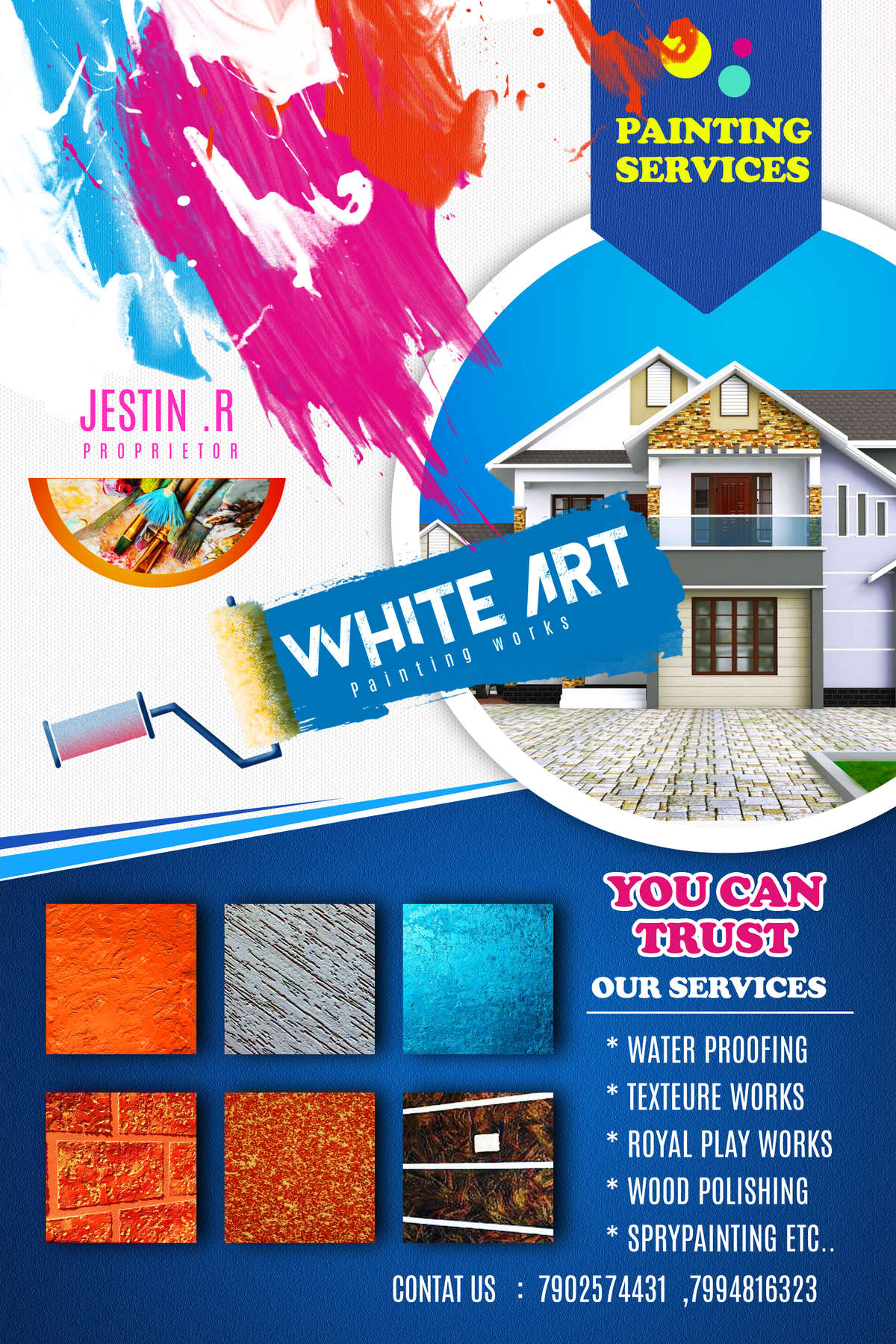 Painting work തരാമോ contact no 79.02.57.44.31