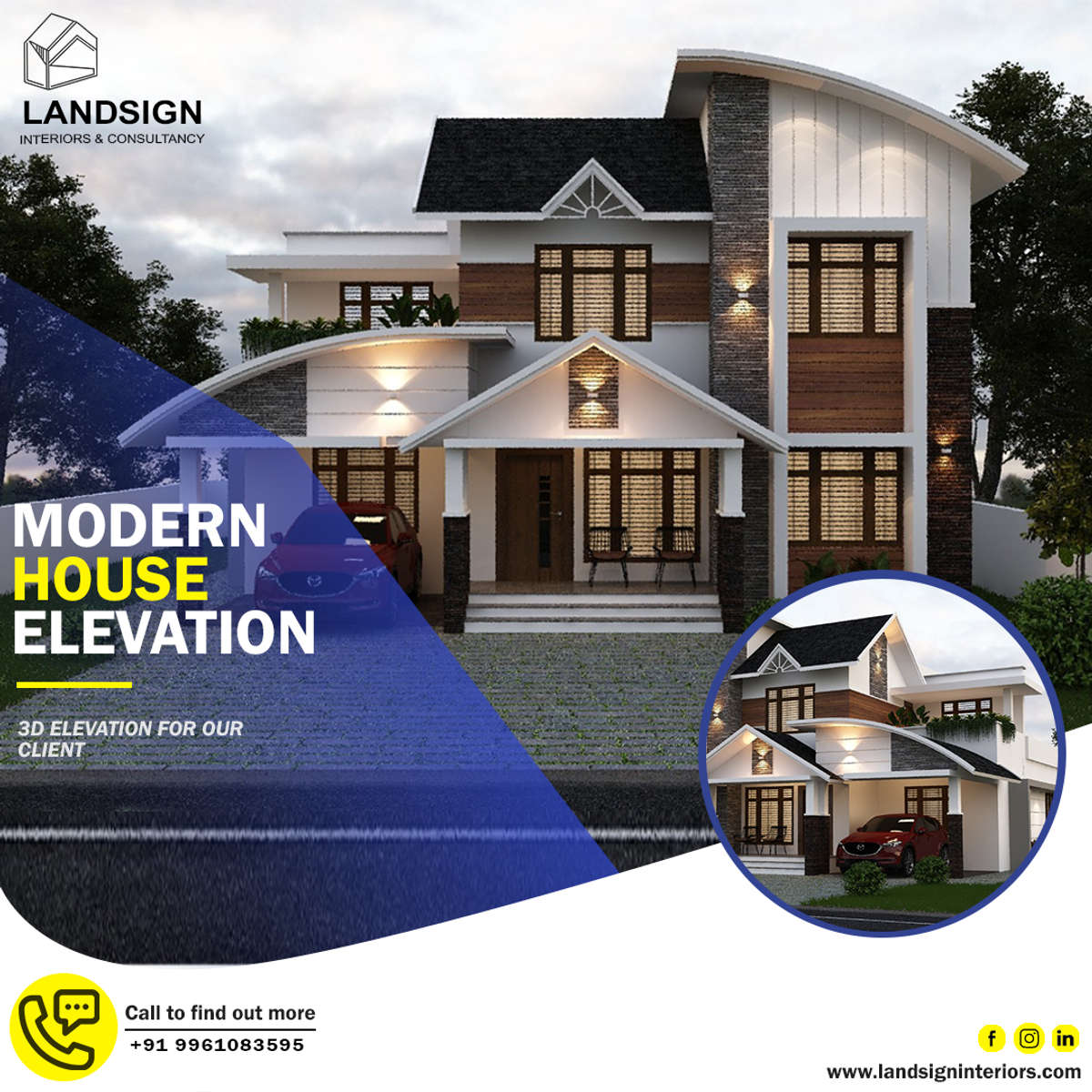 ഞങ്ങളുടെ Instagram, Facebook, Kolo പ്രൊഫൈൽ നോക്കൂ- @landsign_interiors.  ഇഷ്ടം അയാൽ വിളിക്കൂ. നിങ്ങളുടെ ആവശ്യങ്ങൾ ഉൾപ്പെടുത്തി നല്ല 3ഡി ചെയ്ത് തരുന്നതാണ്. കൂടുതൽ വിവരങ്ങൾക്ക് വിളിക്കൂ- 9995-738414 / 9447-991006