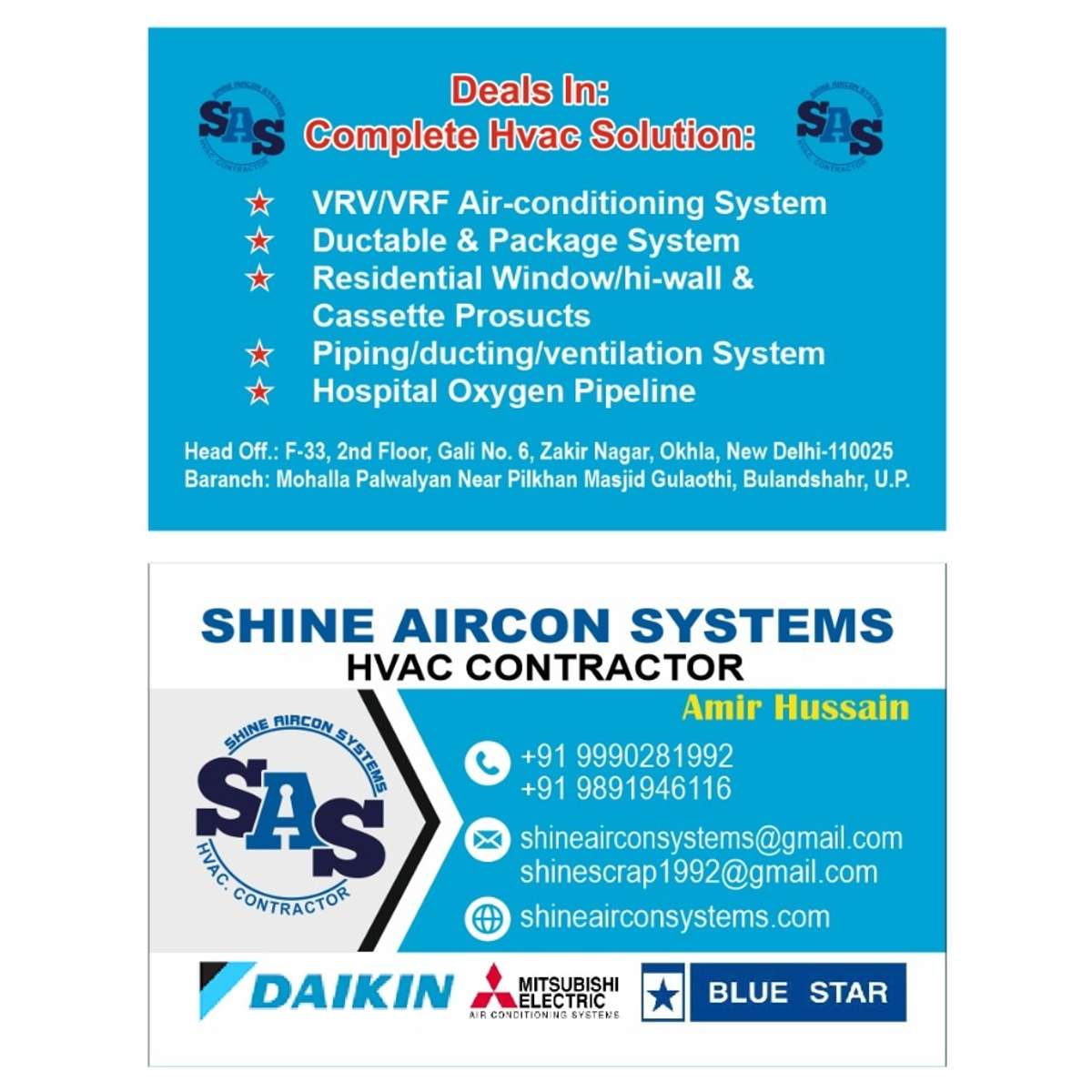 Designs by HVAC Work Shine Aircon systems, Delhi | Kolo