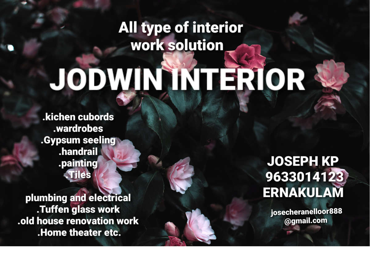 jodwin interior work contractor ernakulam mobile 96.33.01.41.23 