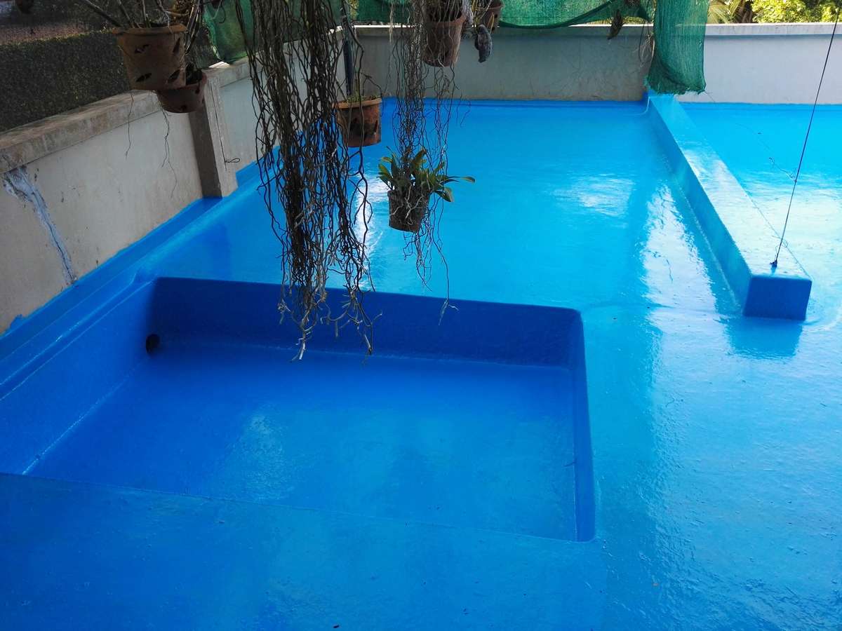 frp fiberglass mesh epoxy waterproofing for new and old buildings swimming pools water tanks fish pond etc For industrial and domestic purposes..napton solutions cochin alappuzha kottayam kollam trivandrum and nagarkovil 95261 11330 The effective building waterproofing method 