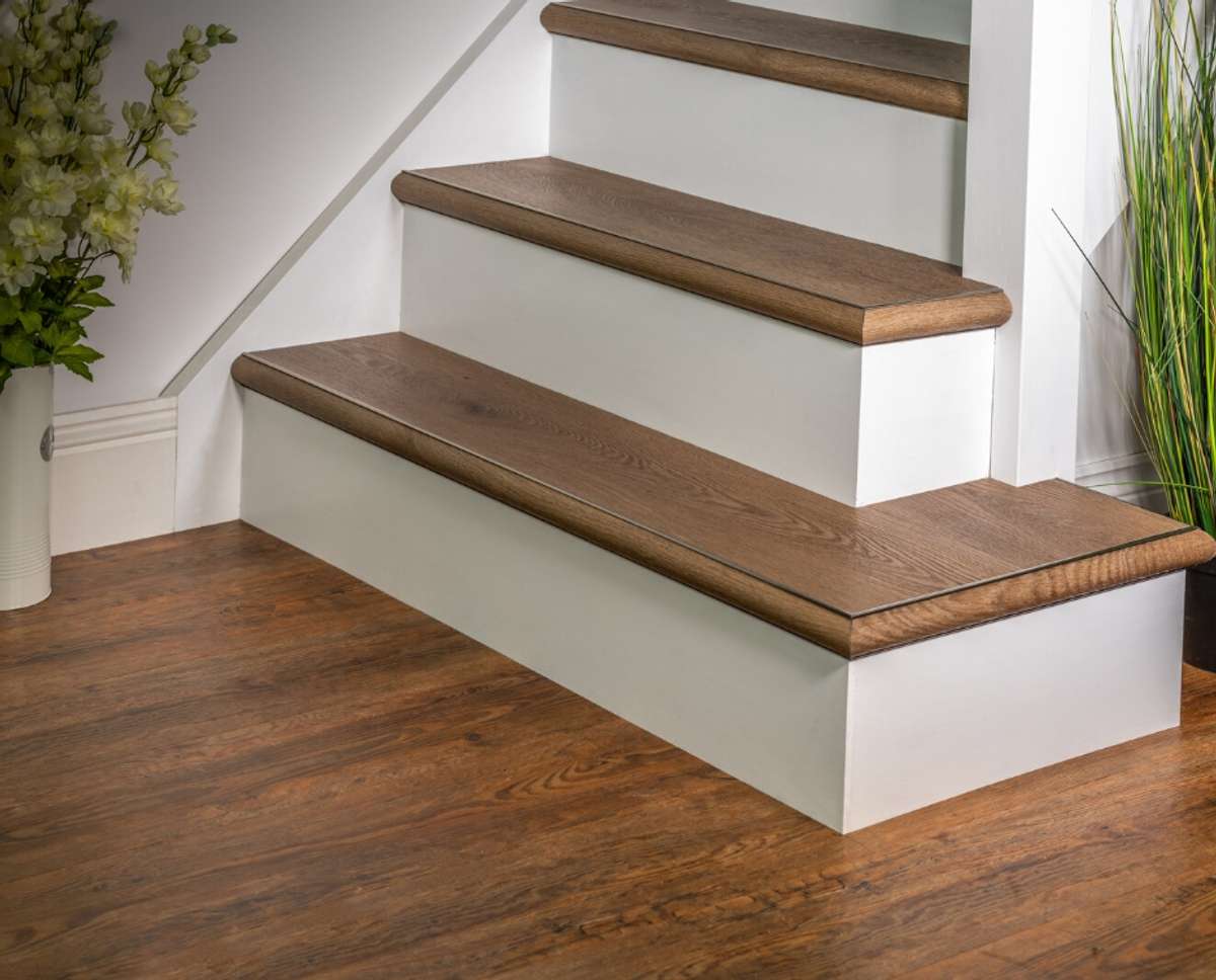 Yes SPC is advisable for stair tread and riser