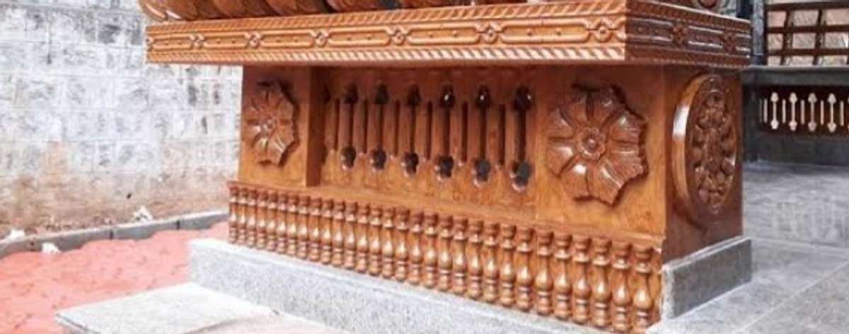 wooden design works, cement relief works, etc.