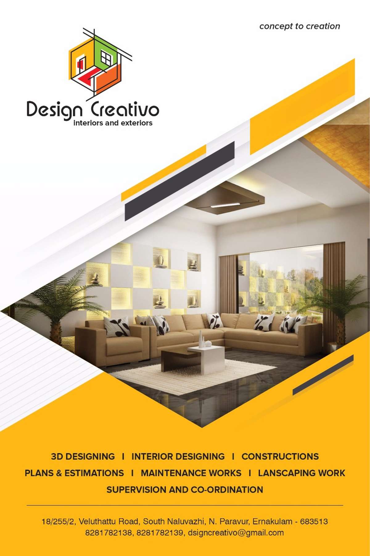 Plan kollam. construction with beautiful interior cheythu tharam. 