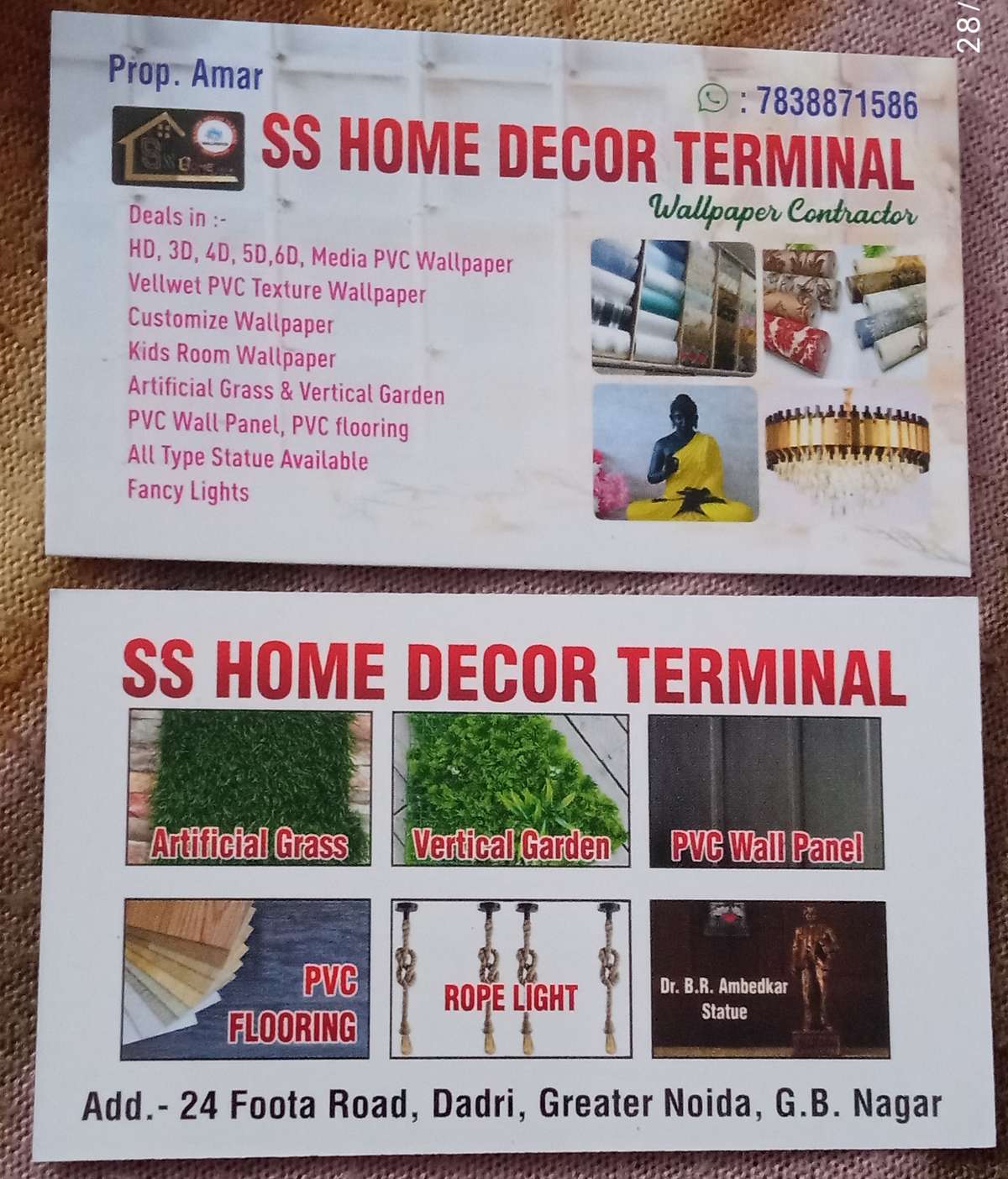wall paper lagwane ke lye contect karen 7838871586
