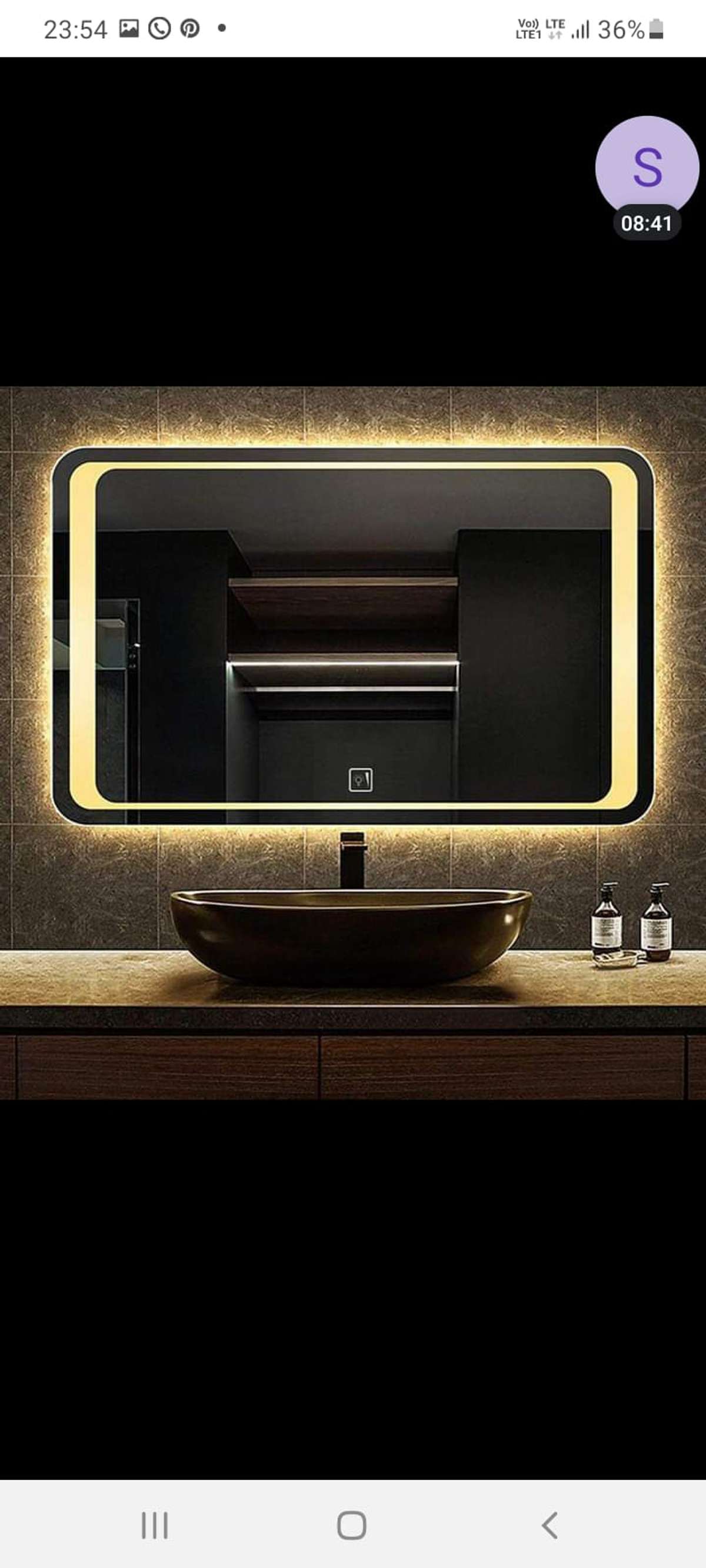 with touch sensor
and motion sensor