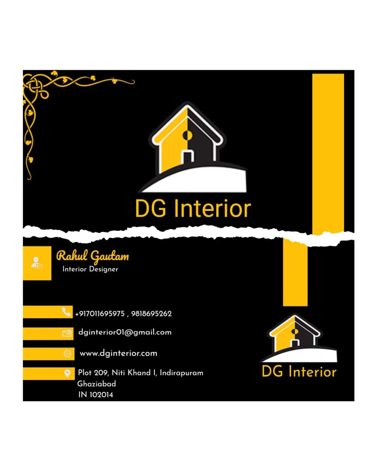 Sir/ Mam I saw ur requirements 
DG Interior company & dg_interior29
We Have whole professional team and I am 6 years experience Interior designer work we already done more than 30 projects our main office is in Delhi ,
Do contact for further details 
Designer name =Rahul Gautam (Interior designer),981869.5262
• We mostly deal in turnkey project 
• All kind of Interior and renovation work 
• Modular kitchen
• luxury washroom 
• Civil work
• POP false ceiling
• wall pent 
• designer wall & modular
• Tiles & stone work
• complete house electrician work

• Interior drawing 
• Site execution 
• Total house Interior
• Best price in pan India its 100% gurantee 
• 2D and 3d design 
• Commercial drawing with execution 
• We knows for best interior and modular kitchen design 
• guarantee cheapest price in pan india
• 100% satisfaction guaranteed
• No hidden charges