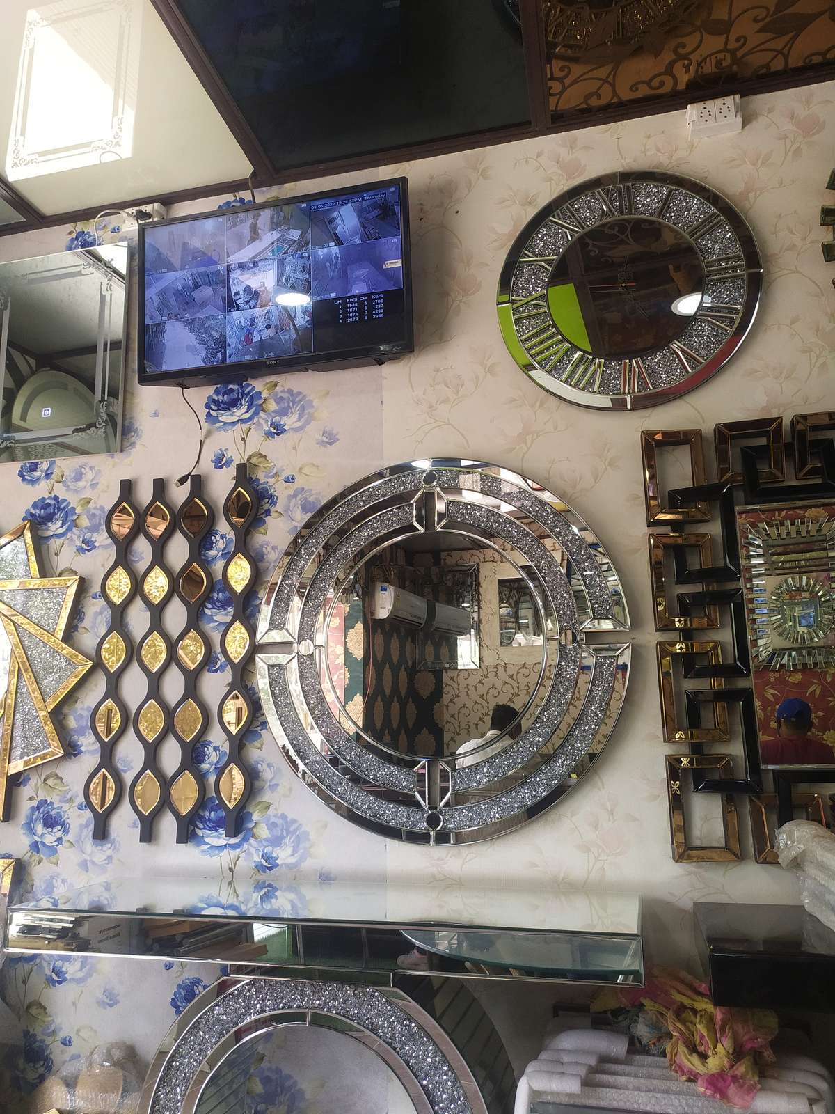 looking senser light mirror nd looking unique mirror work 8287332208 