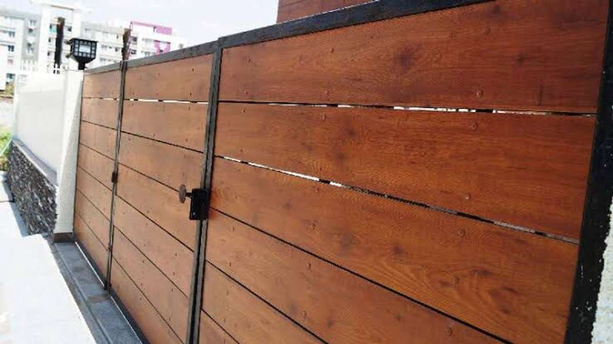 contact us for HPL sheet gate application