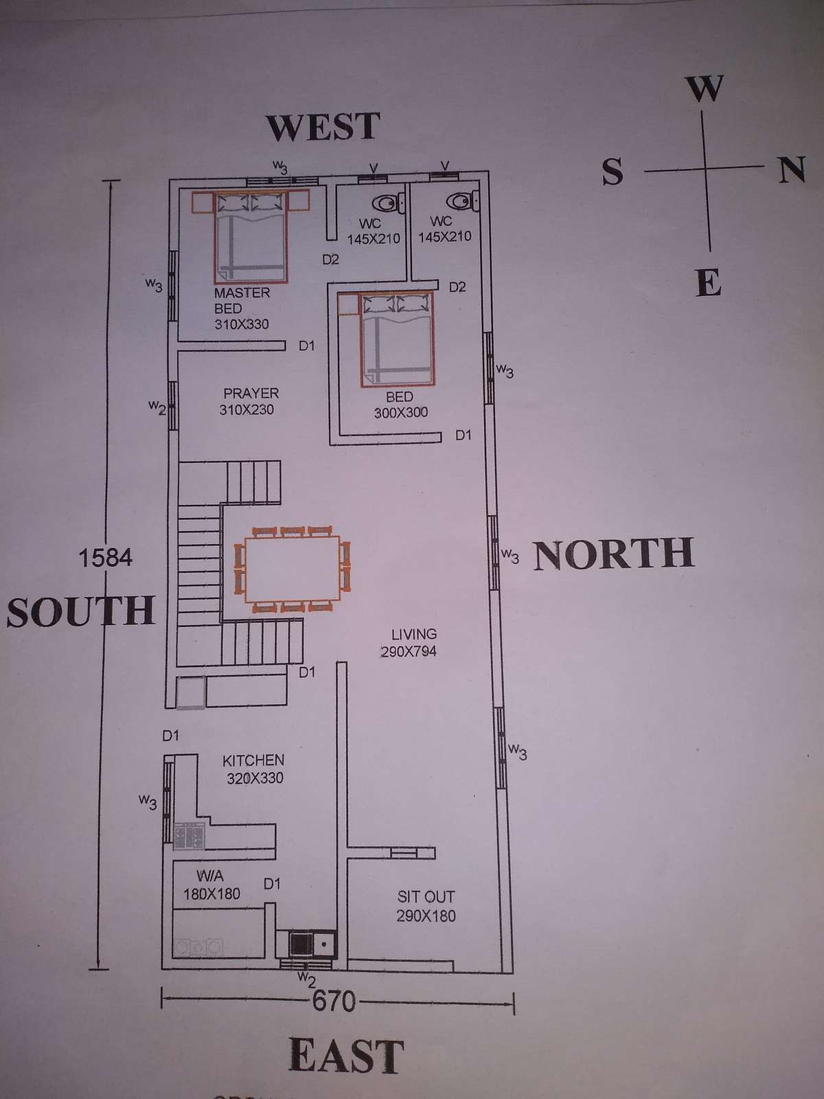 As required please find the plan of my house, many thanks.. Please reply me. 
