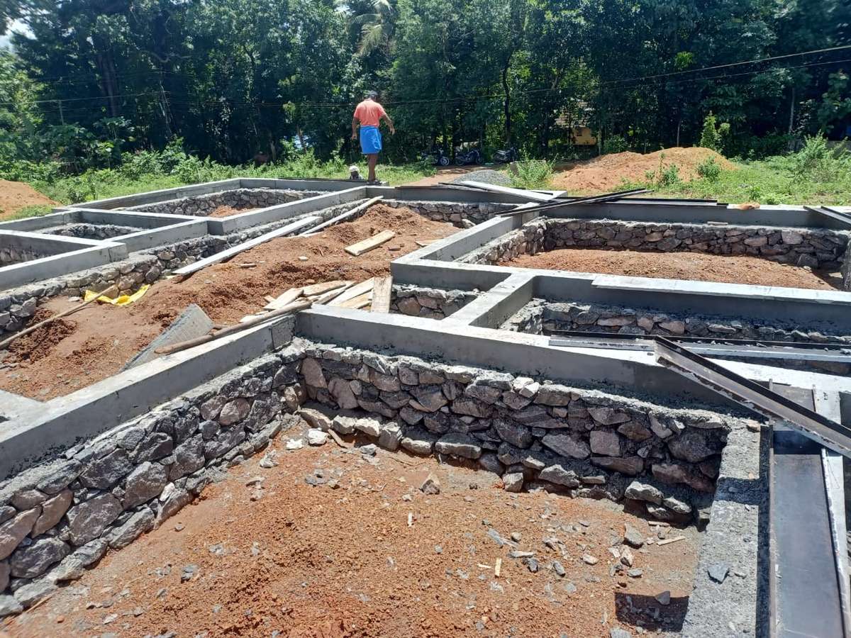 sq ft 1100 .started new project in mannarkkad.