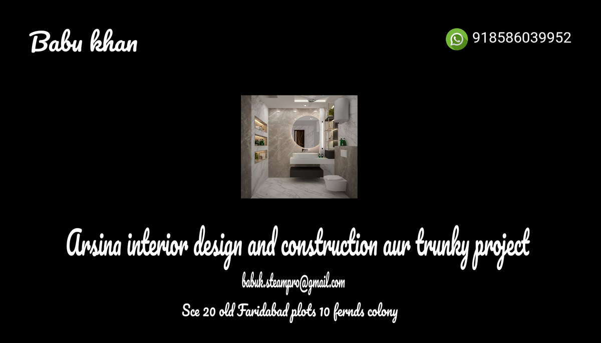 I am specialist in swimming pool and steam bath jakoji Sona bath and interior design