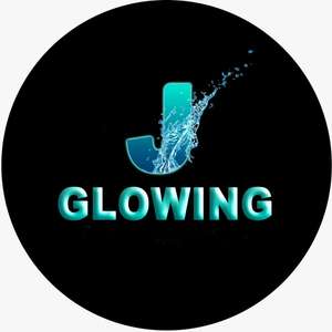 J glowing