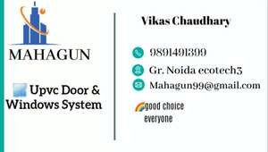 Mahagun upvc door windows 