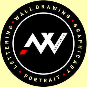 ARTWINGS - Wall Drawing - Wall arts