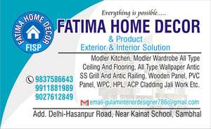 fatima interior solution  sambhal